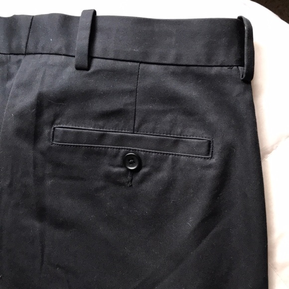 John W Nordstrom Smartcare Black Flat Front Pants - Picture 8 of 8